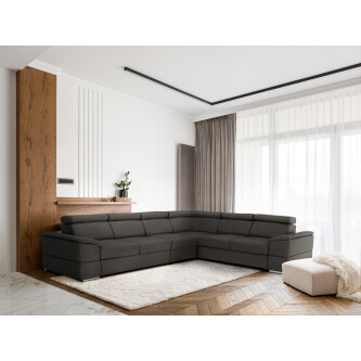 Ansamblu canapele, gri, SEGORIA LUX